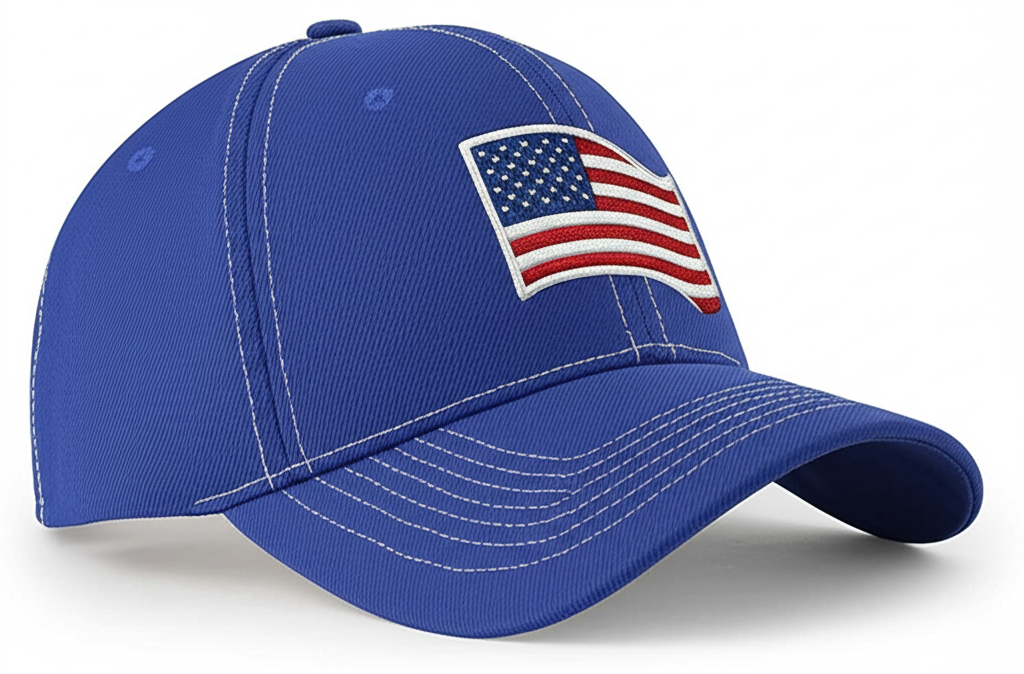 Premium American flag baseball cap